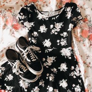 flower skater dress